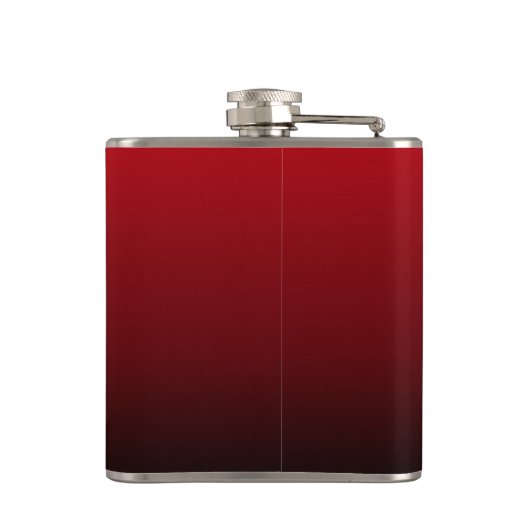 abstracte marsala maroon grijs bordeaux monogramme heupfles (Achterkant)