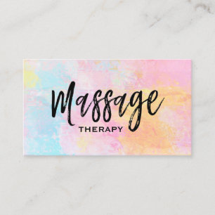 *~* Abstracte massagetherapie Visitekaartje