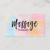 *~* Abstracte massagetherapie Visitekaartje (Voorkant)