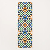 Abstracte mediterrane Tegels Yoga Mat (Voorkant)