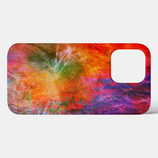 Abstracte meerkleurendraagtas Case-Mate iPhone case (Achterkant (horizontaal))