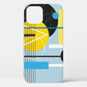 Abstracte meerkleurige achtergrond van geometrisch iPhone 12 hoesje