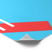 Abstracte meerkleurige achtergrond van geometrisch poster (Hoek)