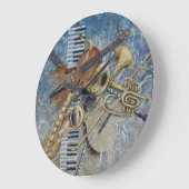 Abstracte melodyclock grote klok (Hoek)