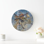 Abstracte melodyclock grote klok (Huis)