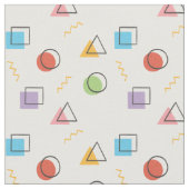Abstracte Memphis Pattern-structuur Stof (Close Up)