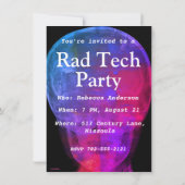 Abstracte menselijke schedel kaart (Achterkant)