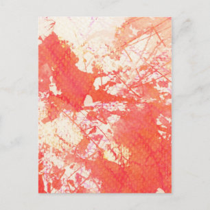 Abstracte met de hand geschilderde achtergrond van briefkaart