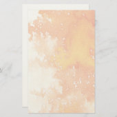 Abstracte met de hand geschilderde achtergrond van briefpapier (Voorkant / Achterkant)
