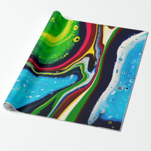 Abstracte met de hand geschilderde achtergrond, vl cadeaupapier