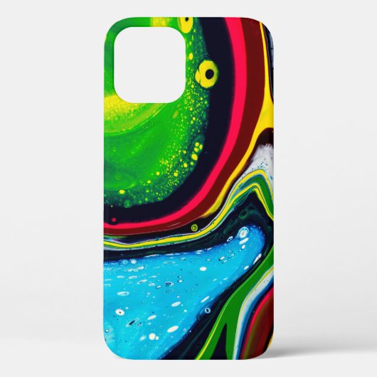 Abstracte met de hand geschilderde achtergrond, vl Case-Mate iPhone case (Achterkant)