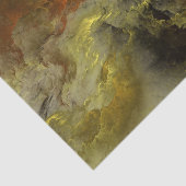 Abstracte, met Warm gekleurde wolken - Weefselpapi Tissuepapier (Detail)