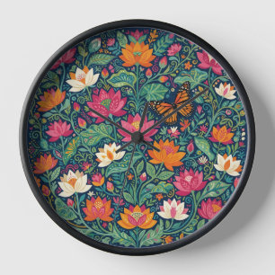 Abstracte Mexicaanse Lotus Monarch Kunstklokken
