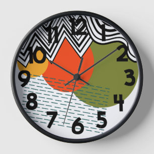 Abstracte mid-century modern stijl