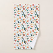 Abstracte middeleeuwse moderne Natuur Raindrop Bad Handdoek (Handdoek)