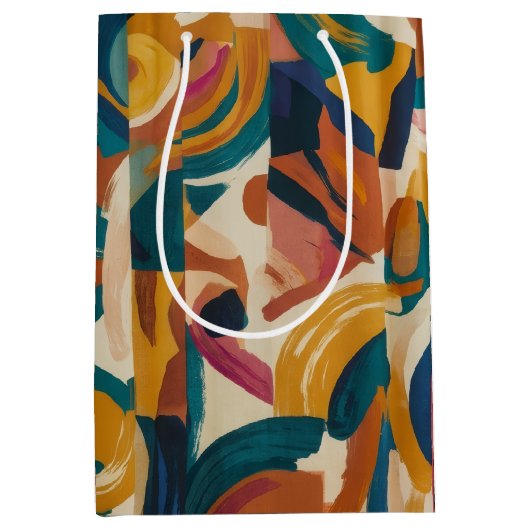Abstracte middelgrote cadeautas (Voorkant)