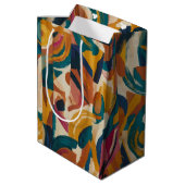 Abstracte middelgrote cadeautas (Achterkant Gekanteld)