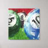 Abstracte miljarden canvas afdruk (Voorkant)