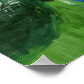 Abstracte miljarden poster (Hoek)