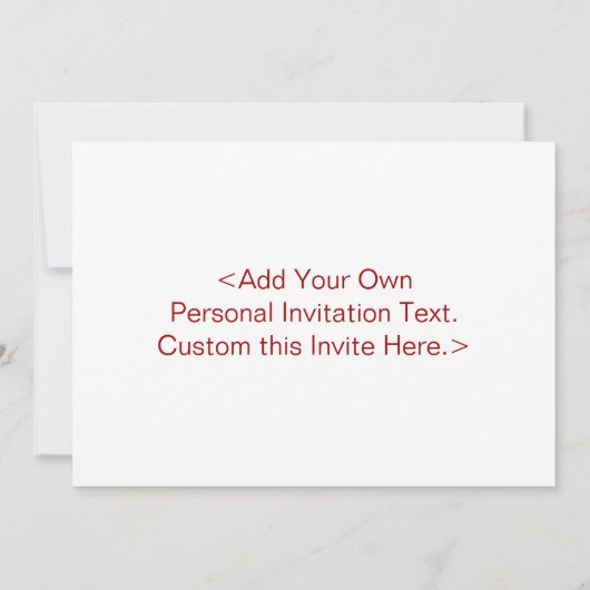 Abstracte mini-verfuitnodiging kaart (Achterkant)