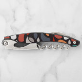 Abstracte minimale geometrische vorm kurkentrekker (Voorkant)