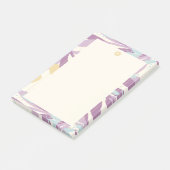 Abstracte minimalistische liefde Valentijn Branche Post-it® Notes (Schuin)