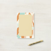 Abstracte minimalistische liefde Valentijn Hearts  Post-it® Notes (Op bureau)