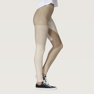 Abstracte minimalistische wabi-stijl geometrische leggings