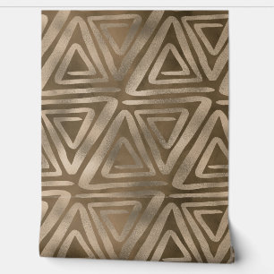 Abstracte Mocha Behang