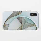 Abstracte Modern Turquoise Brown Gold Elegance Case-Mate iPhone Case (Achterkant (horizontaal))