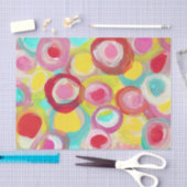 Abstracte moderne Art Circle Painparty Tissuepapier (Craft)