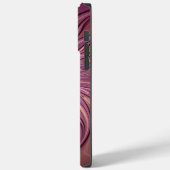 Abstracte moderne bloemfractale kunst Bessenkleure Case-Mate iPhone Case (Achterkant / Links)