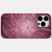 Abstracte moderne bloemfractale kunst Bessenkleure Case-Mate iPhone Case (Achterkant (horizontaal))
