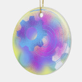 Abstracte moderne cog keramisch ornament (Links)