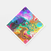 Abstracte moderne Fluid Art Servet (Hoek)