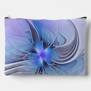 Abstracte moderne fractale kunst lavendelblauw etui
