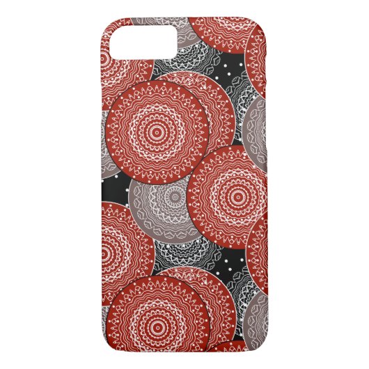 Abstracte moderne geometrische cirkels rond vormen Case-Mate iPhone case (Achterkant)