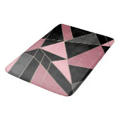 Abstracte moderne geometrische driehoeken afdrukke badmat (Gekanteld)