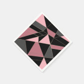 Abstracte moderne geometrische driehoeken afdrukke servet (Hoek)
