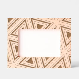 Abstracte moderne geometrische elegante klasse man gegraveerde lijstjes