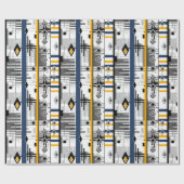 Abstracte moderne geometrische elementen van het o cadeaupapier (Vlak)