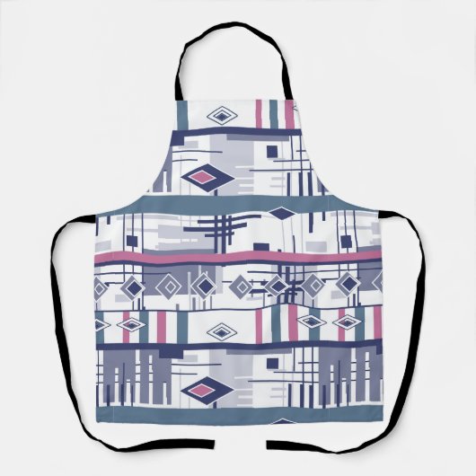 Abstracte moderne geometrische elementen van het o schort (Voorkant)