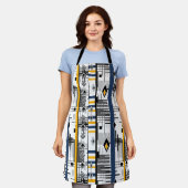 Abstracte moderne geometrische elementen van het o schort (Gedragen)