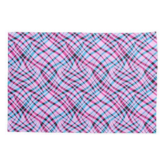 Abstracte moderne geometrische gestript heldere zo kussensloop (Achterkant)