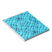 Abstracte moderne geometrische heldere gestreepte  notitieblok (Schuin)