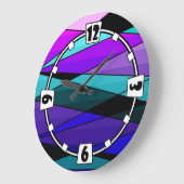 Abstracte moderne geometrische vormen driehoeken r grote klok (Hoek)