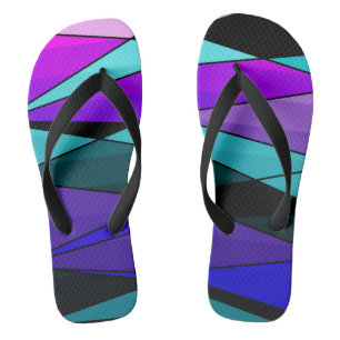 Abstracte moderne geometrische vormen driehoeken r teenslippers