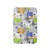 Abstracte moderne geometrische vormen met gestreep badmat (Voorkant Verticaal)