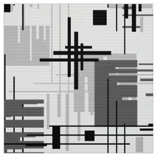 Abstracte moderne geometrische vormen met gestreep stof