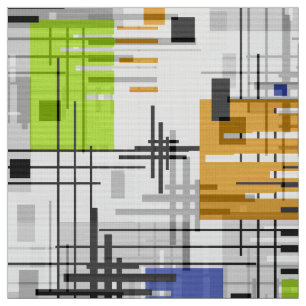 Abstracte moderne geometrische vormen met gestreep stof